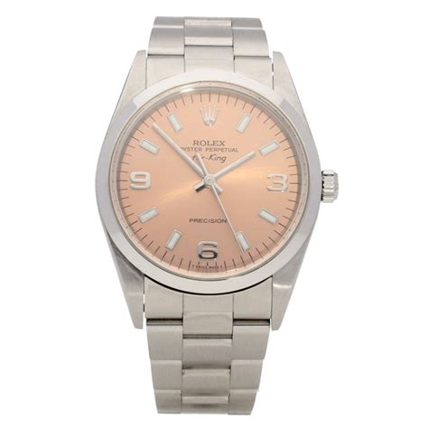 rolex air king copper dial|Rolex Air-King date price.